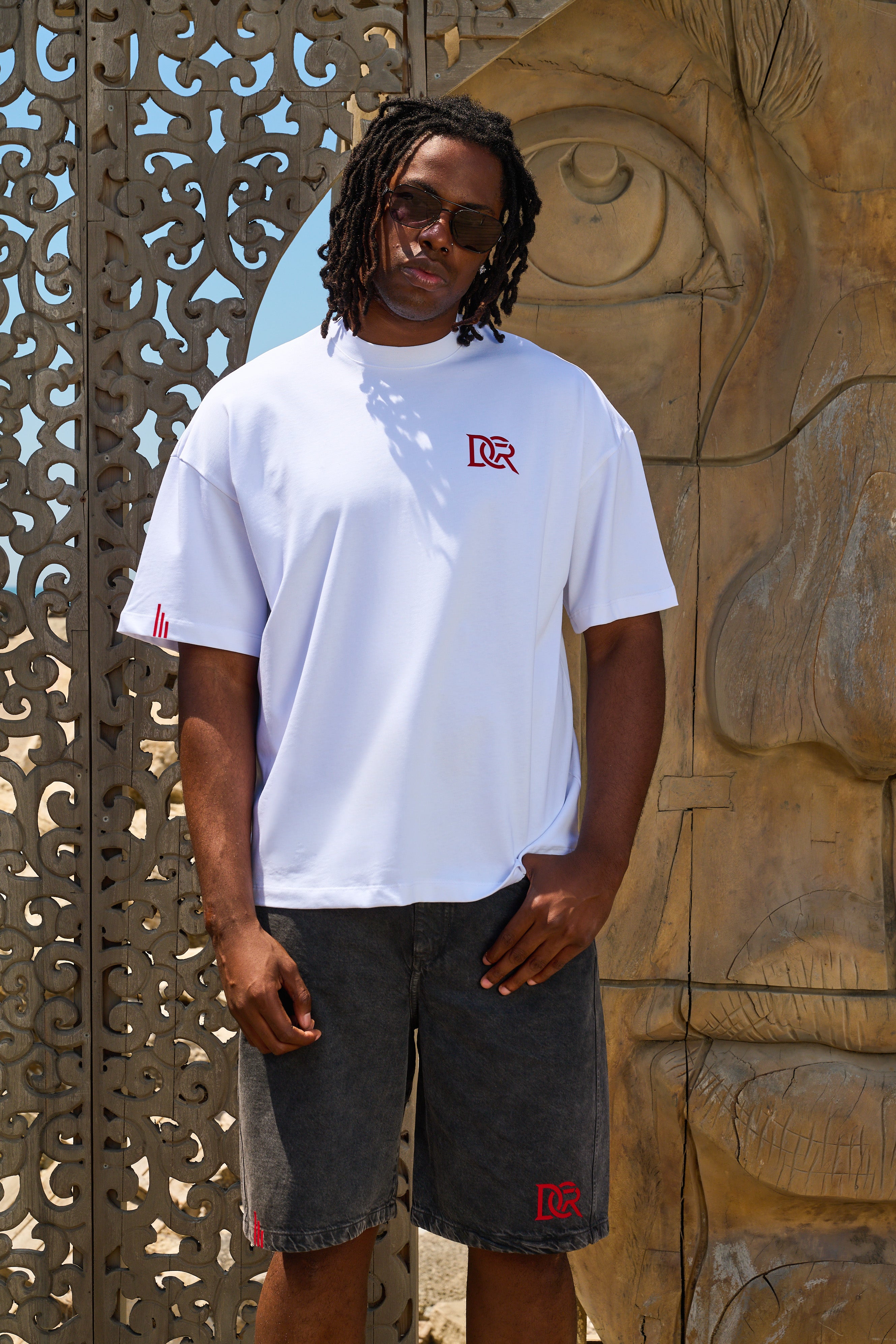 T-shirt oversize "The family Bound" - Bianca